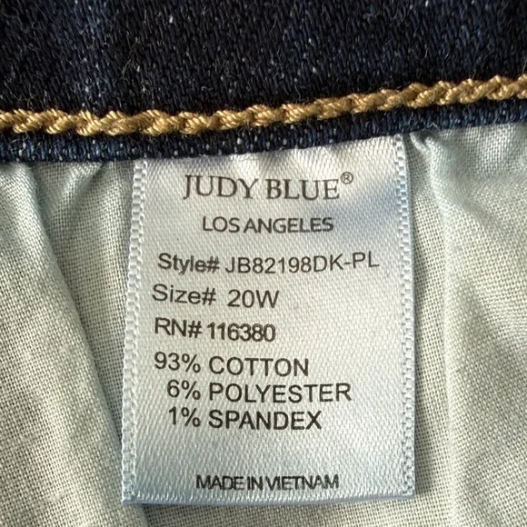 Judy Blue Women's Boyfriend Fit Jeans - Dark Blue - Picture 2 of 10